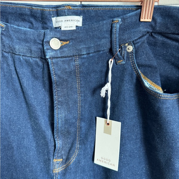 Good American Dark Blue Denim Jeans - Picture 3 of 6